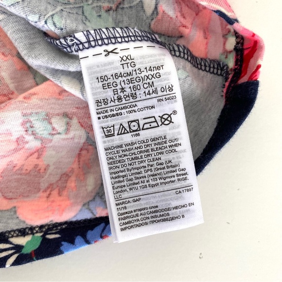 Gap Girls Cotton Floral Dress - Picture 6 of 6